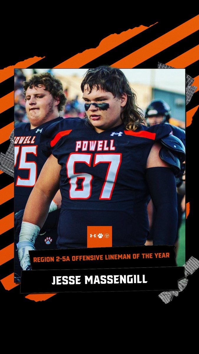 Powell (Tenn.) High Football (@powellhighfb) on Twitter photo Congratulations to <a href="/JesseMassengill/">jesse massengill</a> on being chosen as the Region 2-5A Offensive Lineman of the Year! #WelcomeToTheJungle Congratulations to <a href="/JesseMassengill/">jesse massengill</a> on being chosen as the Region 2-5A Offensive Lineman of the Year! #WelcomeToTheJungle