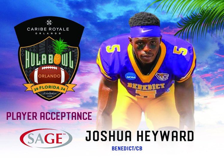 CoachJOdaffer's tweet photo. Go Tigers!
AGTG!
We’re excited for @julioo843 as he chases his dream of playing at the next level!
Hula Bowl Bound!
#EyesonthePRIZE #CWCW #DigDeep #ColaBuilt #PayTheFEE #RARE
@BenedictEDU @HBCUGameday @HBCUDigital @HBCUSports1 @MCAOFGA @SC_MCAssoc @SCFCA1 @SCHSL @HBCU_Plus https://t.co/Z22kFjnRIP