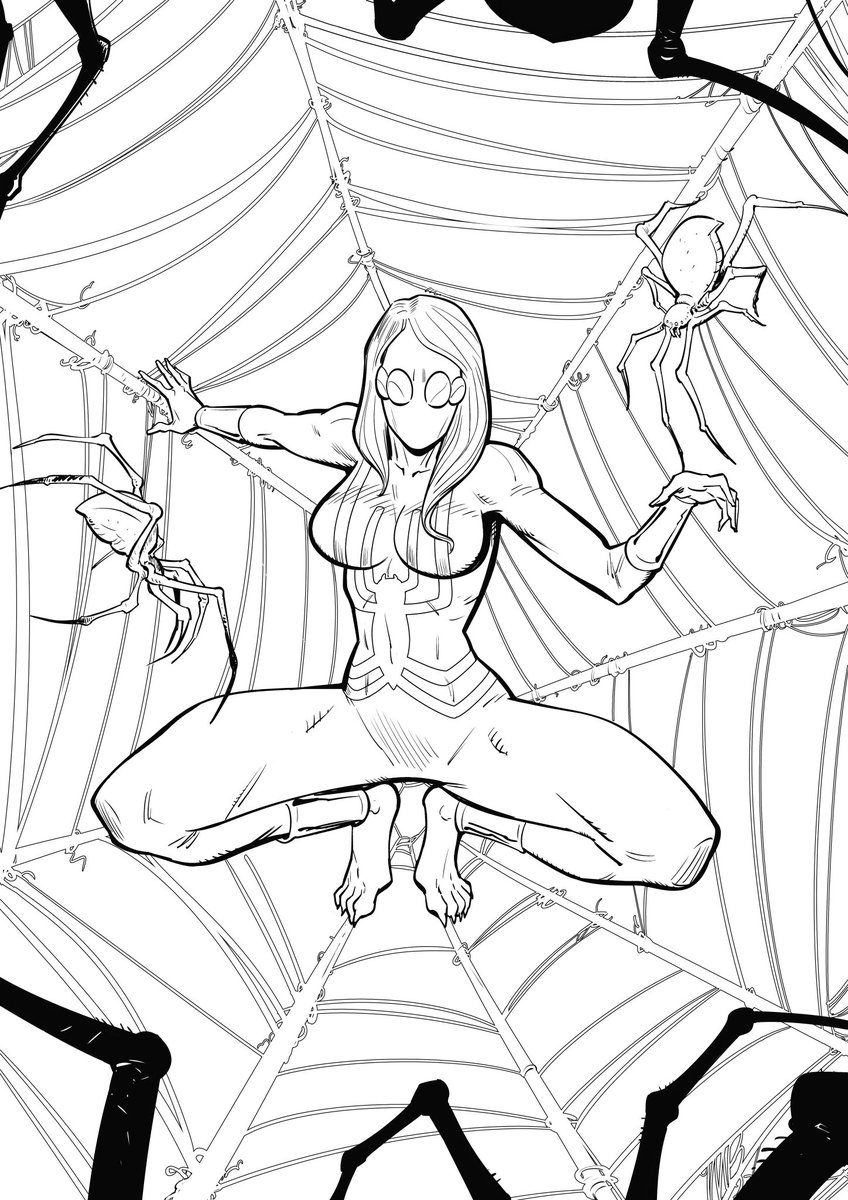 GilbertDeltrez's tweet photo. Spider-Man is my favorite superhero, and since my dream to work for Marvel isn't gonna happen, I figure it's time to start creating my own superheroes. Here's THE MARVELOUS MISS SPIDER of @EscapeComics! Her story debuts in 2024! ##indiecomics #comics #comicbooks #ComicArt https://t.co/mnVXn9w7o4