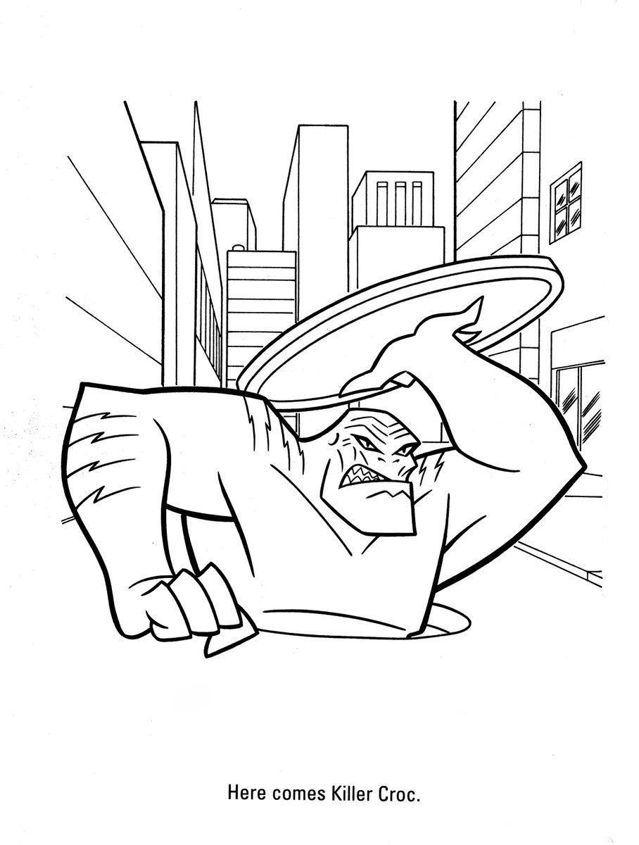 Loston_Wallace's tweet image. #KillerCroc #BTAS #BatmanTheAnimatedSeries 
"Whhheew! Stinks down there!  I jus' gotta find me a cheap apartment--and SOON!"