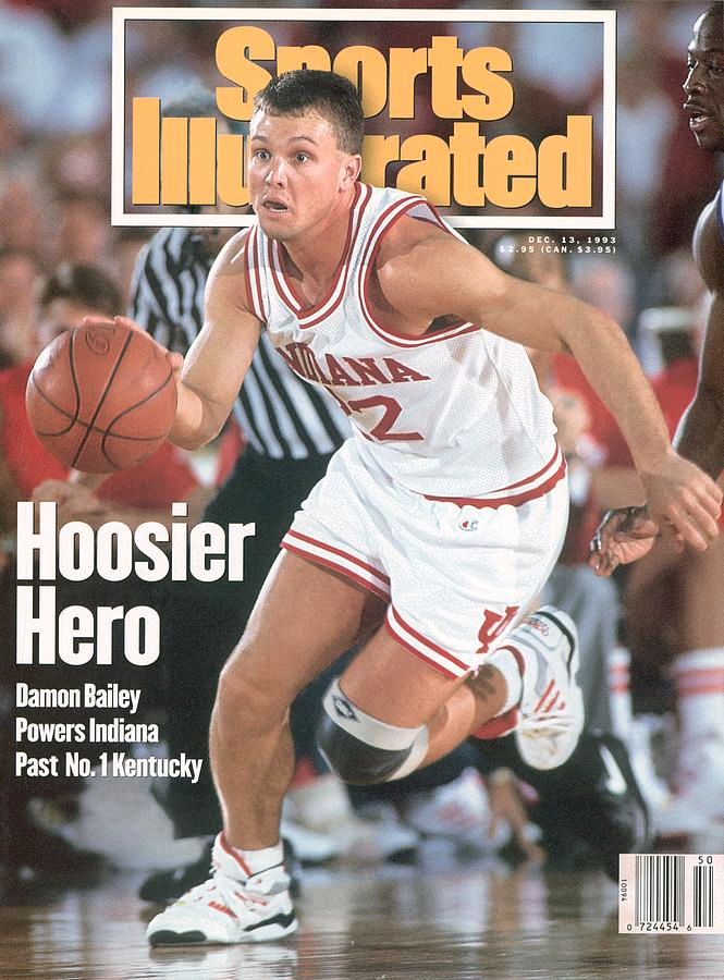 JYDecker's tweet photo. On This Date - Dec. 4, 1993 - One week removed from a stunning 75-71 loss at Butler, the No. 21 @IndianaMBB  pulled off a stunner of their won with a 96-84 win over No. 1 Kentucky at the RCA Dome. Damon Bailey scored 29 and earned a spot on the cover of Sports Illustrated. https://t.co/N1ywChVn8t