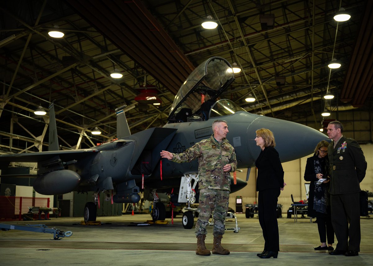 We were honored to host Deputy Secretary of Defense Kathleen Hicks last week, during which we were able to showcase our commitment to excellence! She toured infrastructure improvements, saw demonstrations of innovative U.S. capabilities and met with our Airmen and spouses.