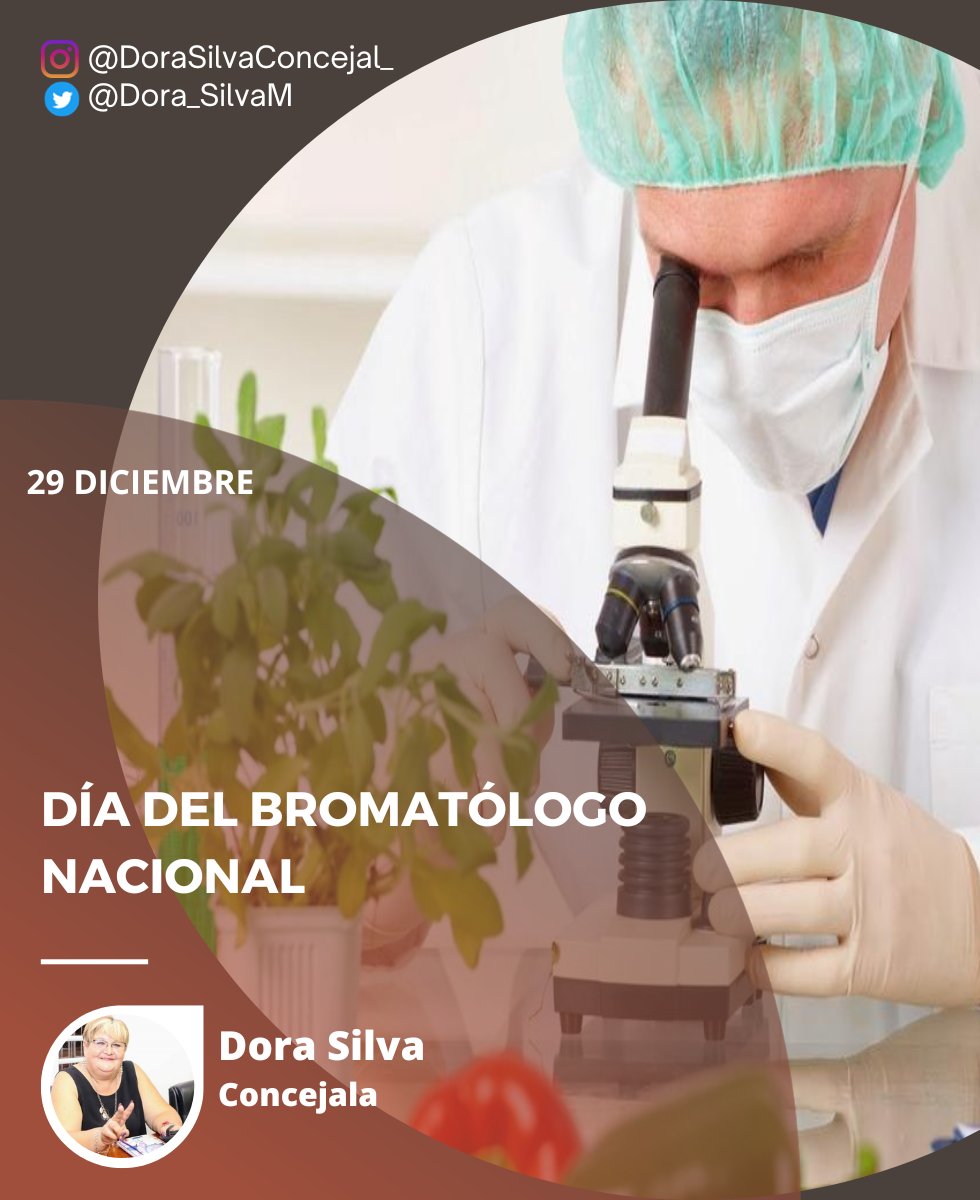 Dora_SilvaM's tweet photo. El 29 de Diciembre de 1976 fue el día en el que se recibieron los primeros licenciados en Bromatología de Argentina. Es la ciencia que estudia los alimentos, su composición, sus propiedades, el proceso de fabricación y de almacenamiento y sus ingredientes.
#DoraSilvaConcejala https://t.co/Sw9xDvgMZH