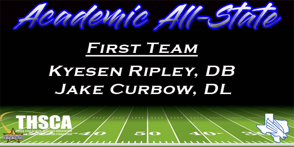Lindale_FB's tweet photo. Takes a lot of hard work to be a student-athlete. These two exemplify what that title means. Congrats to @Kyesen007 and @CurbowJake for being named @THSCAcoaches 1st Team Academic All-State. #ALLIN @Coach_Cochran @coachchadcoop @Joel_Rinlee @LISD_Surratt @LHSEagleEye https://t.co/VZPEgfgWmw