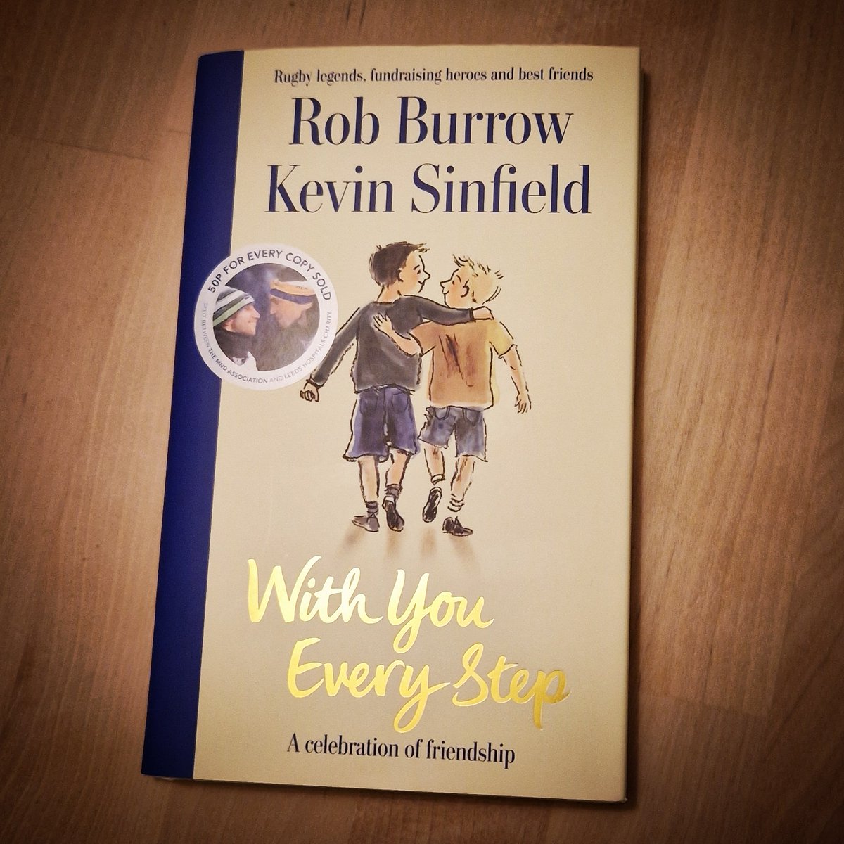 My copy arrived! What a beautiful book 💙🧡
#WithYouEveryStep #RobBurrow #KevinSinfield