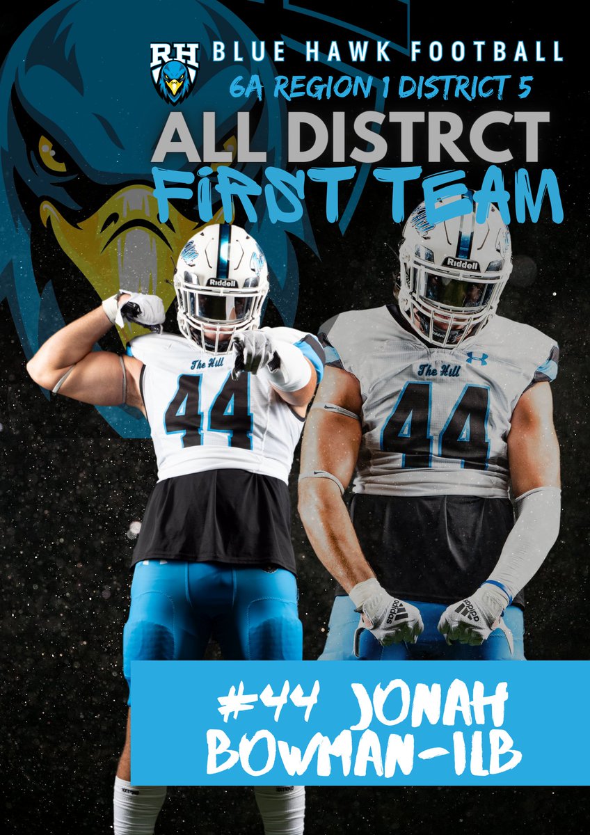 Congratulations <a href="/JonahhBowman/">Jonah Bowman</a> #LEO <a href="/PISD_Athletics/">ProsperISDAthletics</a> <a href="/RockHillHS/">Rock Hill High School</a> #ProsperProud <a href="/RockHill_FB/">Rock Hill Blue Hawks Football</a>