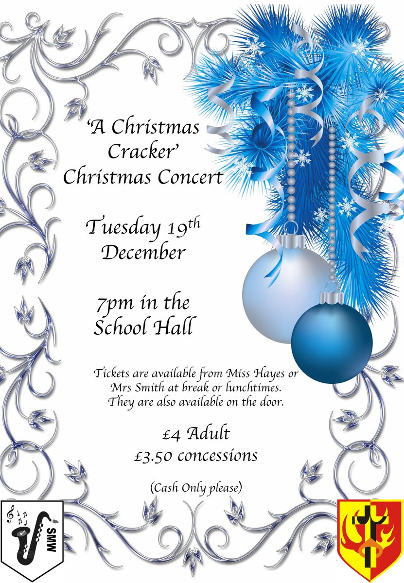 *** TICKETS ON SALE NOW! *** @MusicSMW proudly presents 'A Christmas Cracker' Christmas concert - Tuesday 19th December. Don't miss out - get your tickets today! #Christmas #stmargaretward #christmasconcert