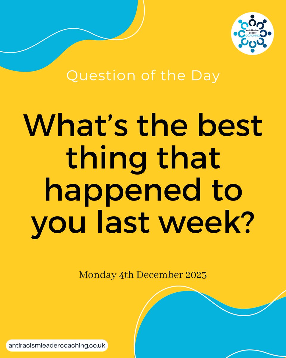 ❓What's the best thing that happened to you last week❓ #QuestionOfTheDay