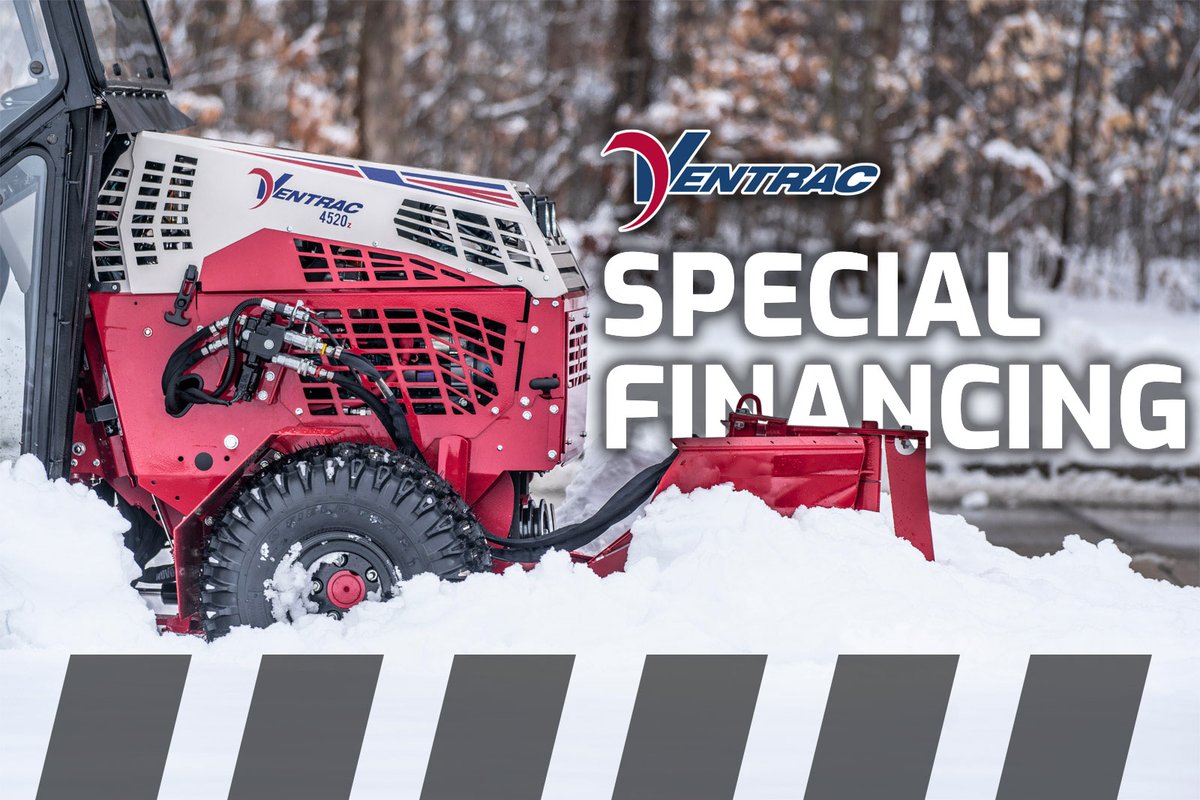 Take advantage of special financing on @ventrac through the month of December, including 0% for 36 months or no payments til May 2024!

Offers subject to credit approval, some restrictions apply.

#grassland #grasslandequipment #ventrac #specialfinancing