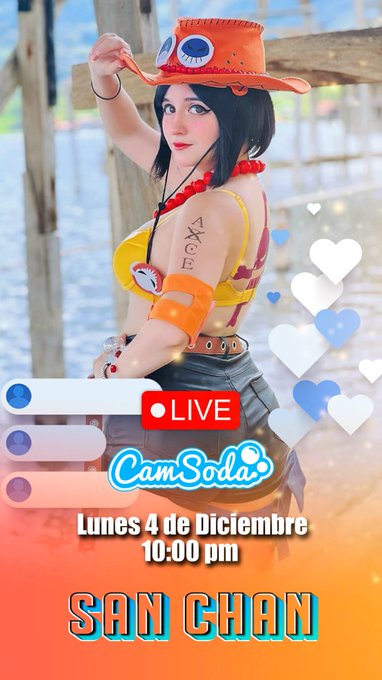 Los veo en la noche igual para un stream por camsoda https://t.co/9LRqbXx3rC https://t.co/HBzWYB6ZBa<a href="/tag/cosplay"class="tags"><span>#cosplay</span></a><a href="/tag/onepiece"class="tags"><span>#onepiece</span></a><a href="/tag/yamato"class="tags"><span>#yamato</span></a>