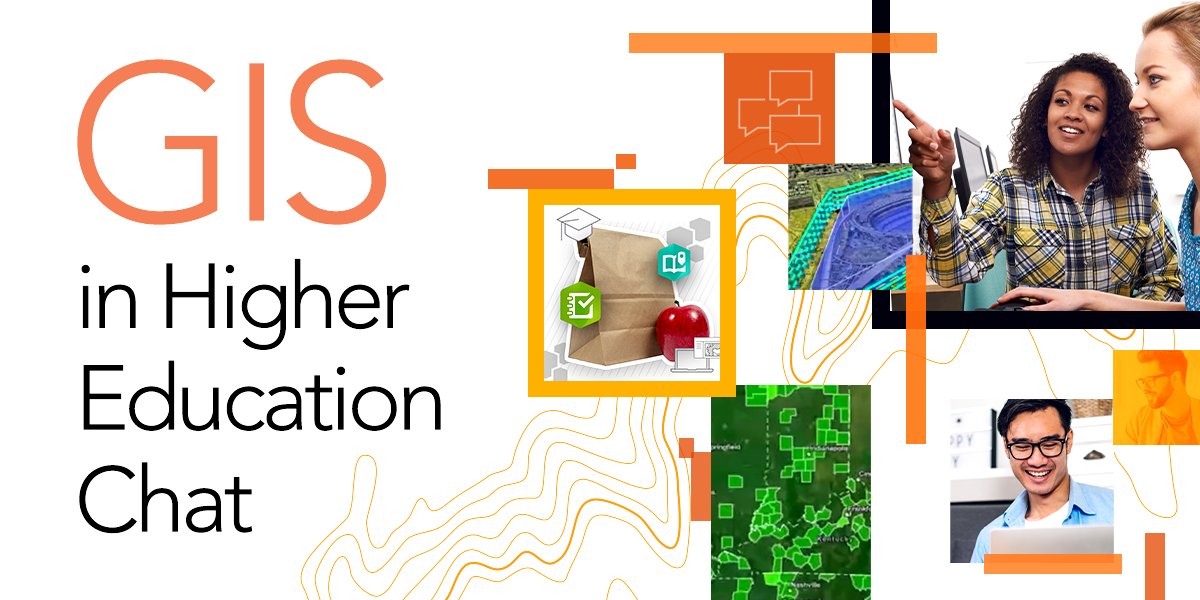GISEd's tweet photo. GIS in Higher Ed Chat is happening tomorrow at 9 AM (PT)!

Topic: Raster Analysis Essentials: The Latest in #ArcGIS Spatial Analyst

Register to get your Zoom link: https://t.co/aRP2p1nSkE
.
#GISeducation #GISinHigherEd https://t.co/OkoTdl8SOx