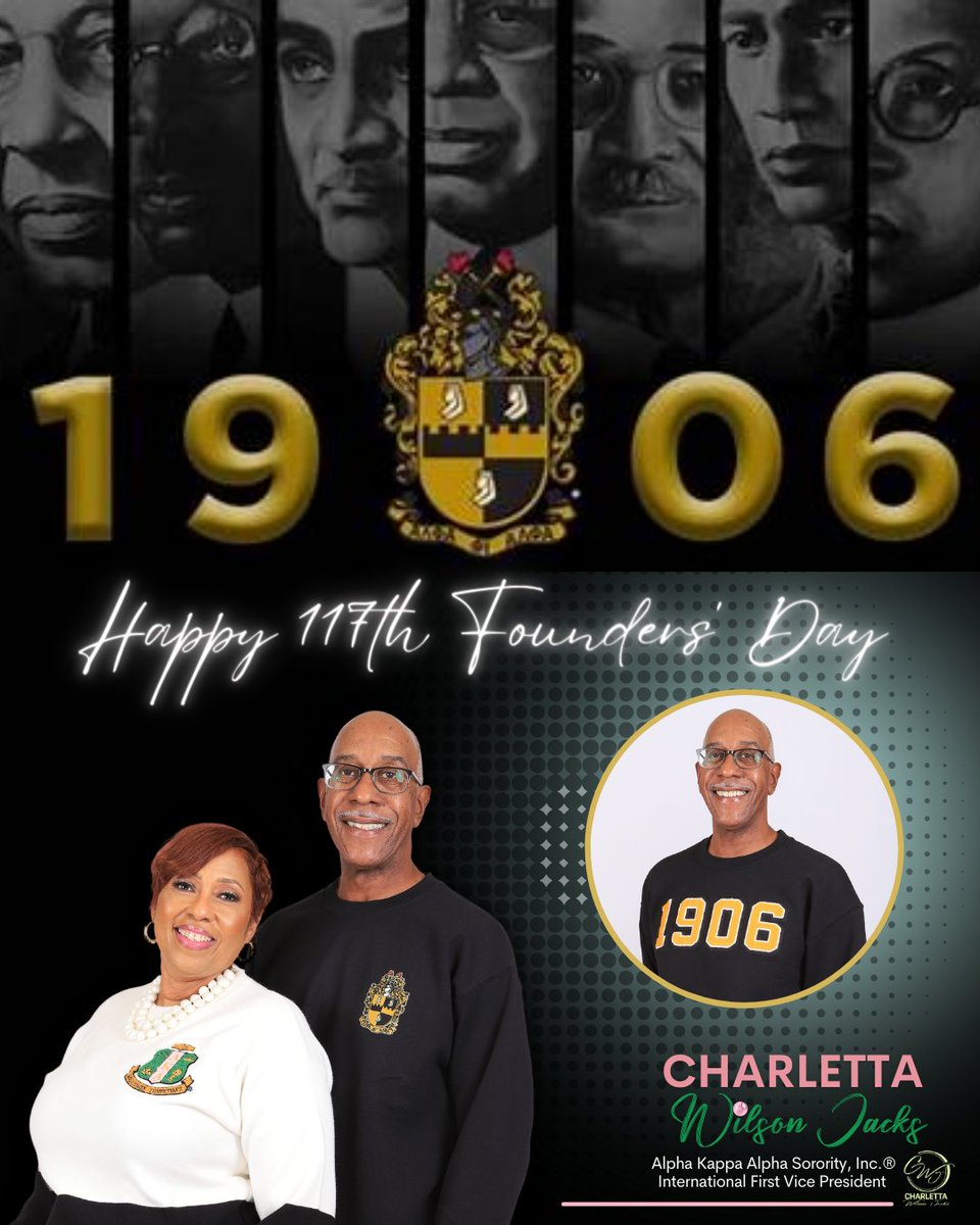 charlettawjacks's tweet image. Happy Founders’ Day to the men of Alpha Phi Alpha Fraternity, Incorporated! Every day in my house, is a house of ALPHA! #AKAFSAB #charlettawilsonjacks #alphalove