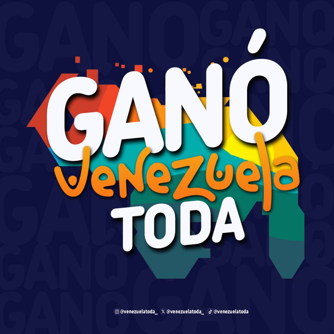 Vencimos y hoy pintamos tricolor y multicolor nuestro mapa de #VenezuelaToda #4Dic #VictoriaEsequiba