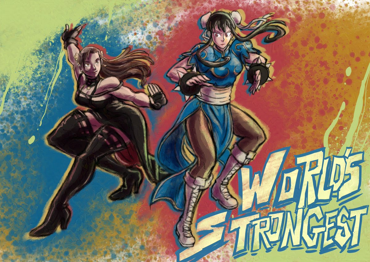 Roski_Draftsman's tweet image. Outfit swap because why not
 #SPY_FAMILY  #StreetFighter6 #codewhite