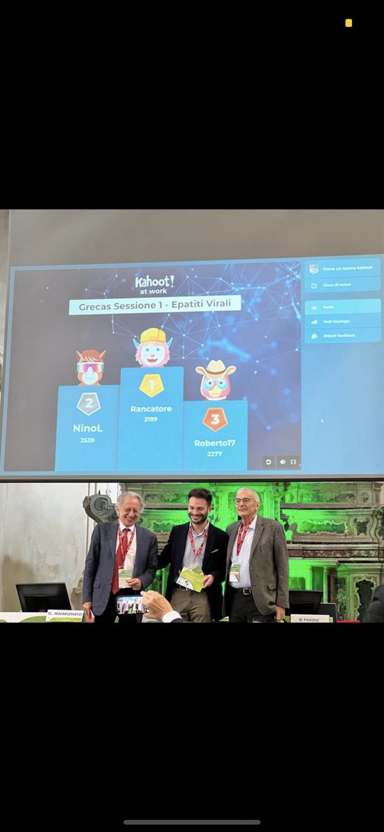 It was a pleasure to be part of the Grecas annual congress as a faculty.
I am also very honored to have won the wonderful quiz game organized by president Marco Di Stefano and to have been elected as a board member of Grecas.
Ready for this new challenge.