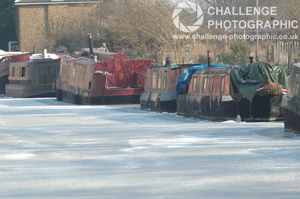 #FrozenCanal #Canal #NarrowBoats