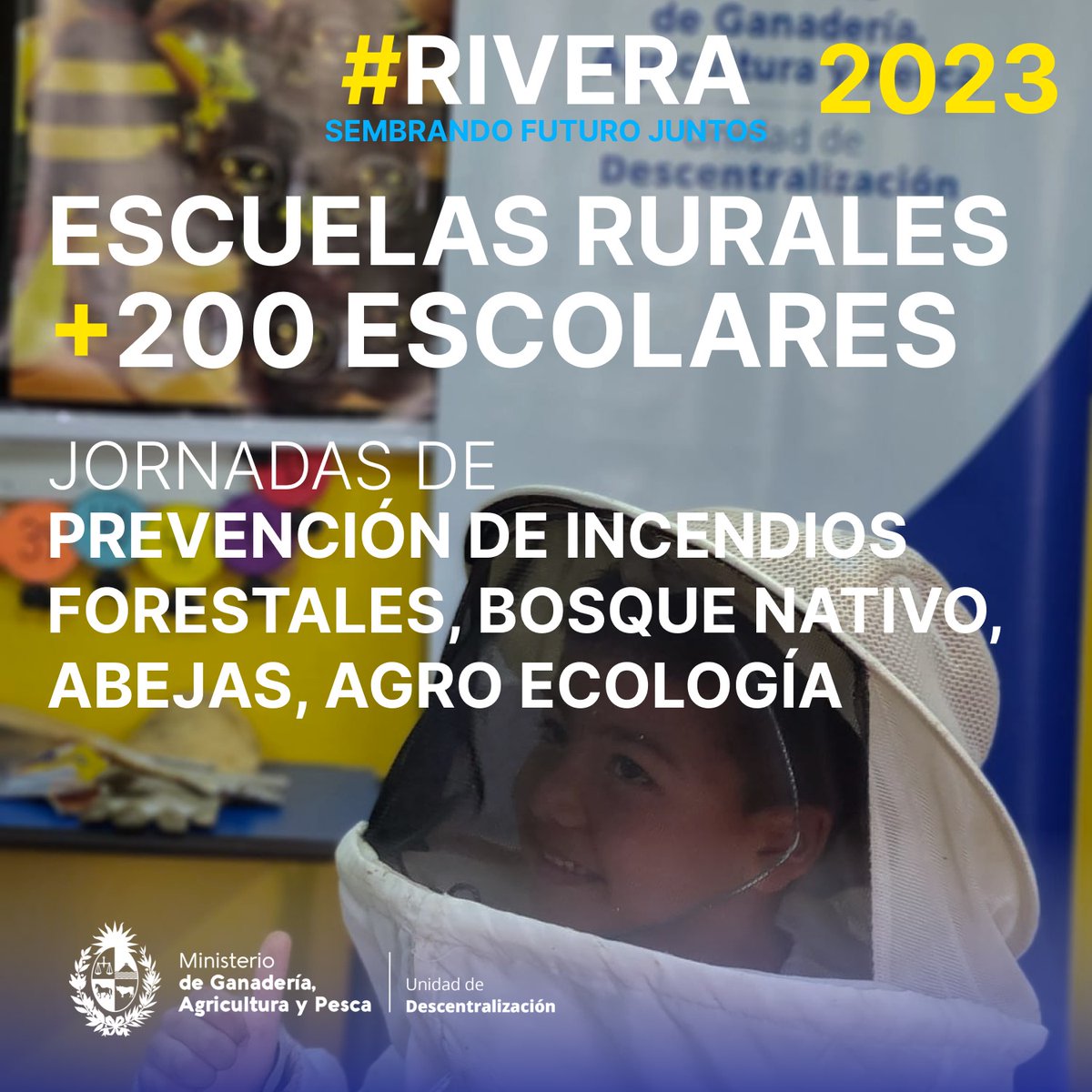 2024 nos aguarda para seguir trabajando con los más chicos. La Unidad de Descentralización promoviendo espacios en la Ruralidad. 🇺🇾🙋‍♀️🙋‍♂️