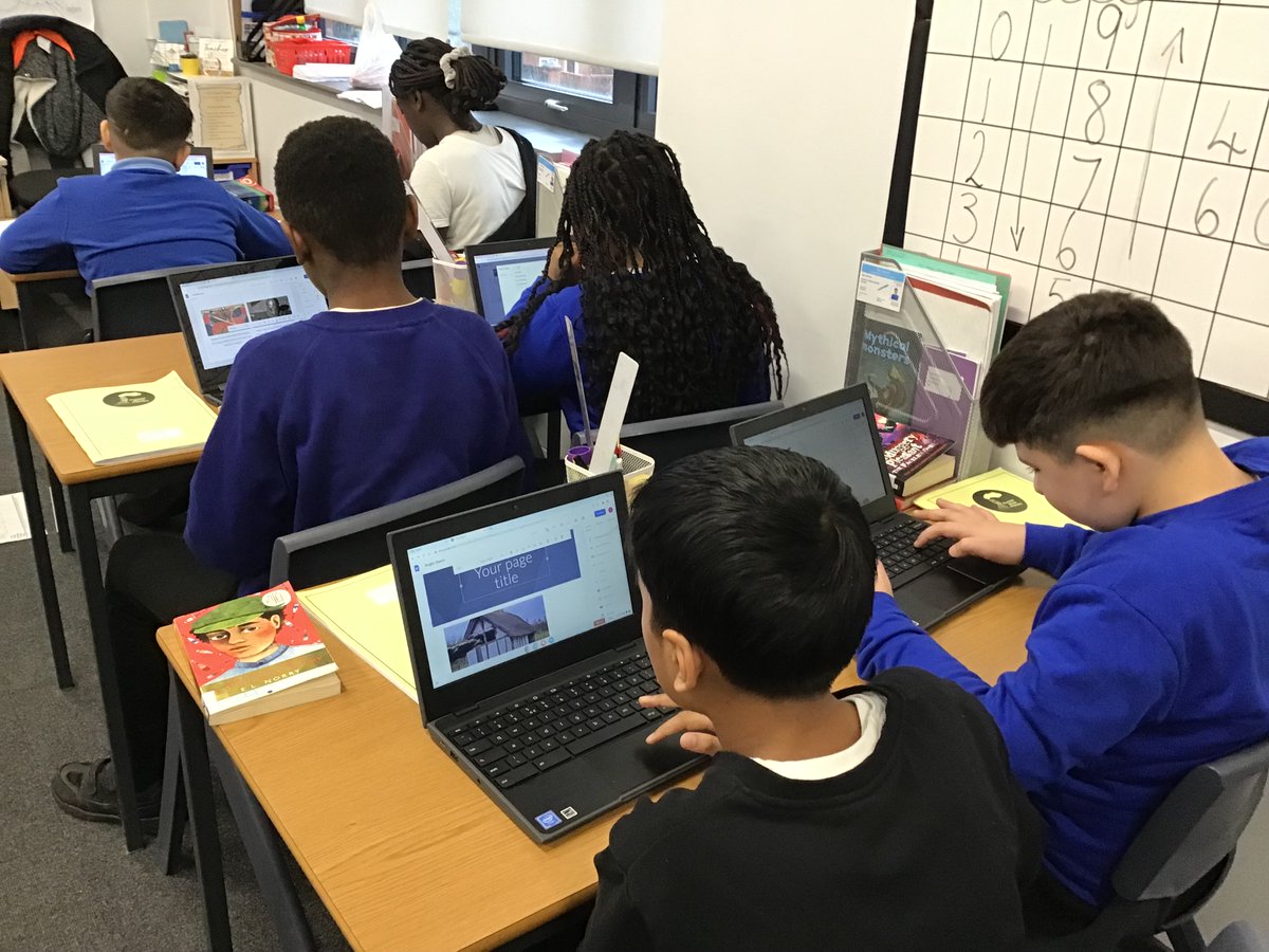 HunsMoorPrimary's tweet image. Year 6 have been busy building their own websites about the Anglo-Saxons today, using Google Sites! #googlesites