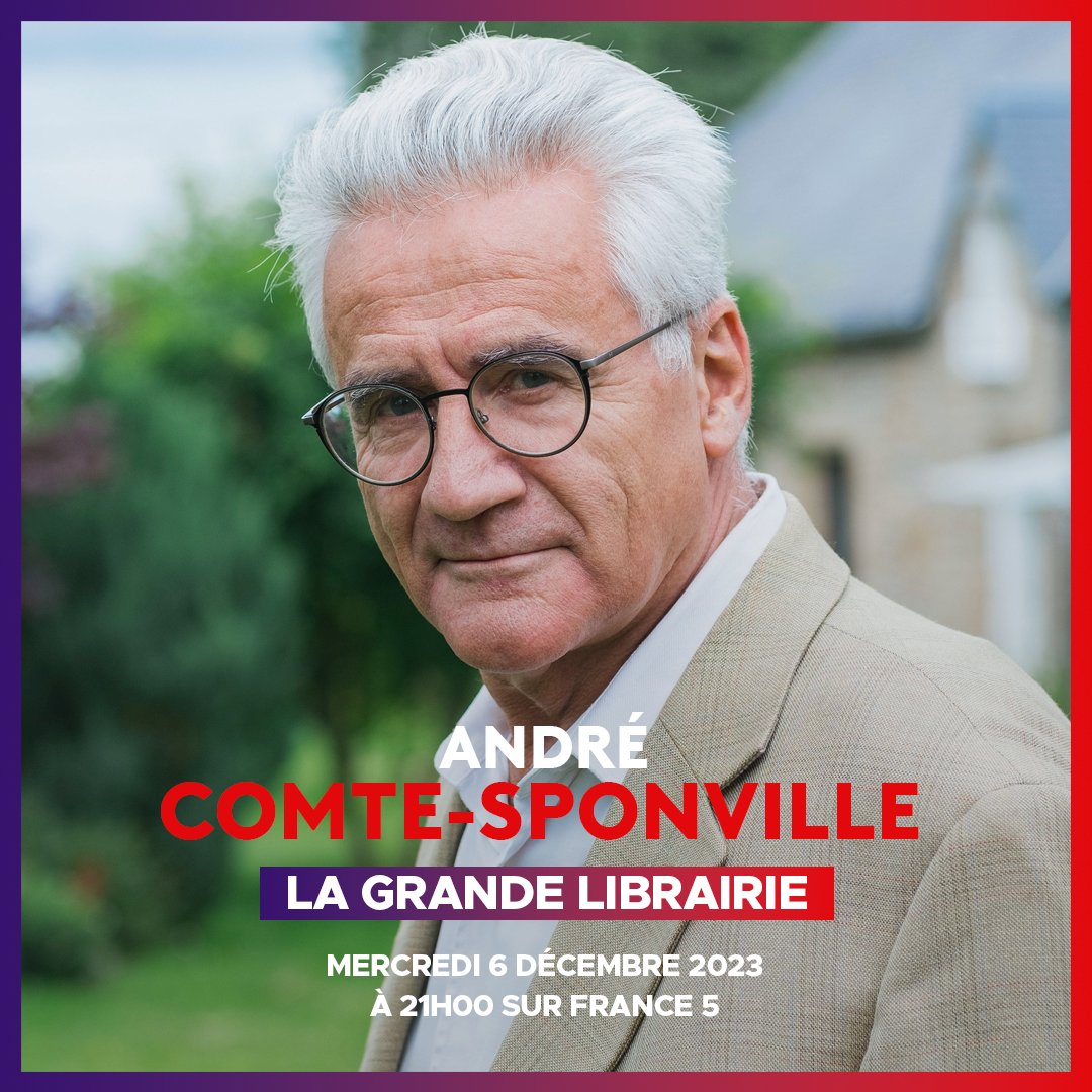 GrandeLibrairie's tweet photo. 🤔Que faire face au bruit, à la fureur, au vacarme du monde ?
📚@ATrapenard reçoit André Comte-Sponville, @sueur_jerome, Marielle Macé, @EnardMathias et @scott_ann !
📺Rdv mercredi 6 décembre à 21h00 sur @FranceTV ! https://t.co/oj1y1WErmY