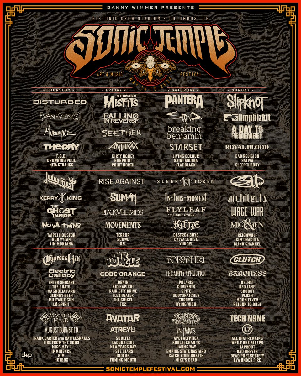 Red Fang (@redfang) on Twitter photo Performing at <a href="/SonicTempleFest/">Sonic Temple Festival</a> next year on May 19, 2024!
Tickets on sale Fri, Dec 8 @ 12pm EST
sonictemplefestival.com Performing at <a href="/SonicTempleFest/">Sonic Temple Festival</a> next year on May 19, 2024!
Tickets on sale Fri, Dec 8 @ 12pm EST
sonictemplefestival.com