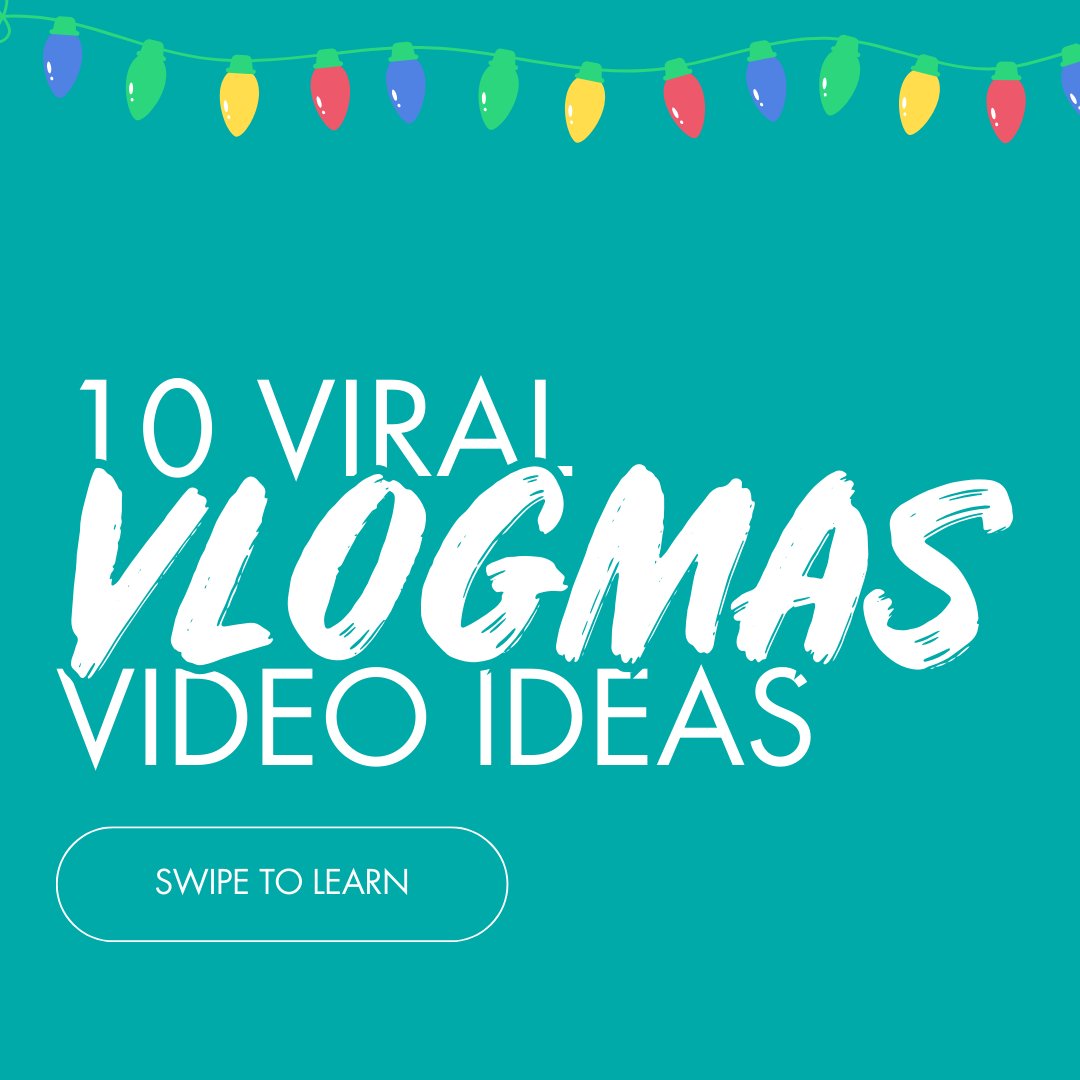 movophoto's tweet image. #Vlogmas is upon is - the most wonderful (and stressful) time of the year ❄️📹❄️
The key to a successful Vlogmas is to be prepared for obstacles.

Swipe for a few viral Vlogmas #videoideas to amp up your holiday content!