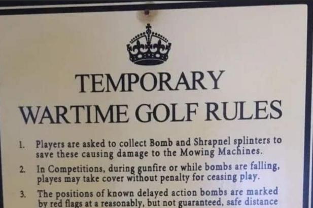 Reddit Golf Content of the Week: Rules for playing golf when getting bombed and shot at. glfdig.st/rIRe50Qf1xi