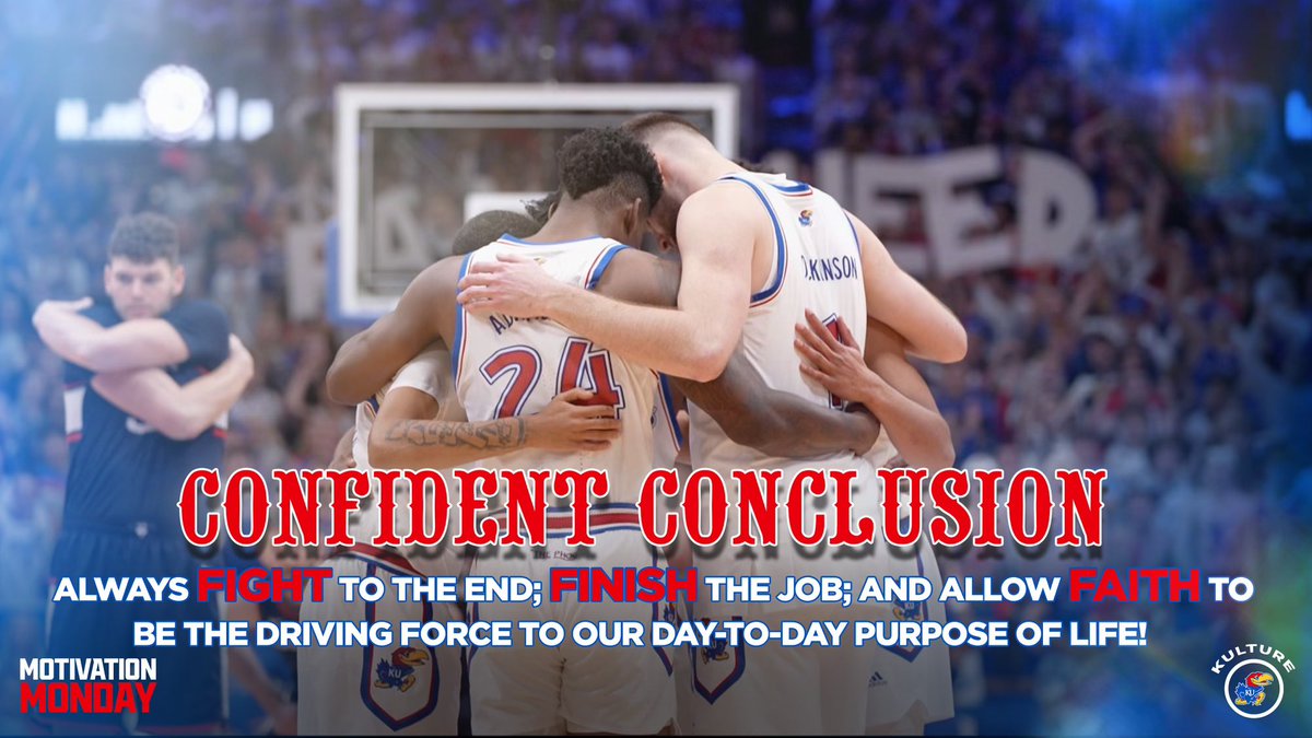 fq212's tweet photo. Ⓜ️otivation Ⓜ️onday
Fight, Finish, & Faith lead to a
CONFIDENT CONCLUSION
@KUHoops @briangraydesign @banthis120 @jswisshere 🎤
#positivitypole #PULLUP https://t.co/gl6Szsr4zc