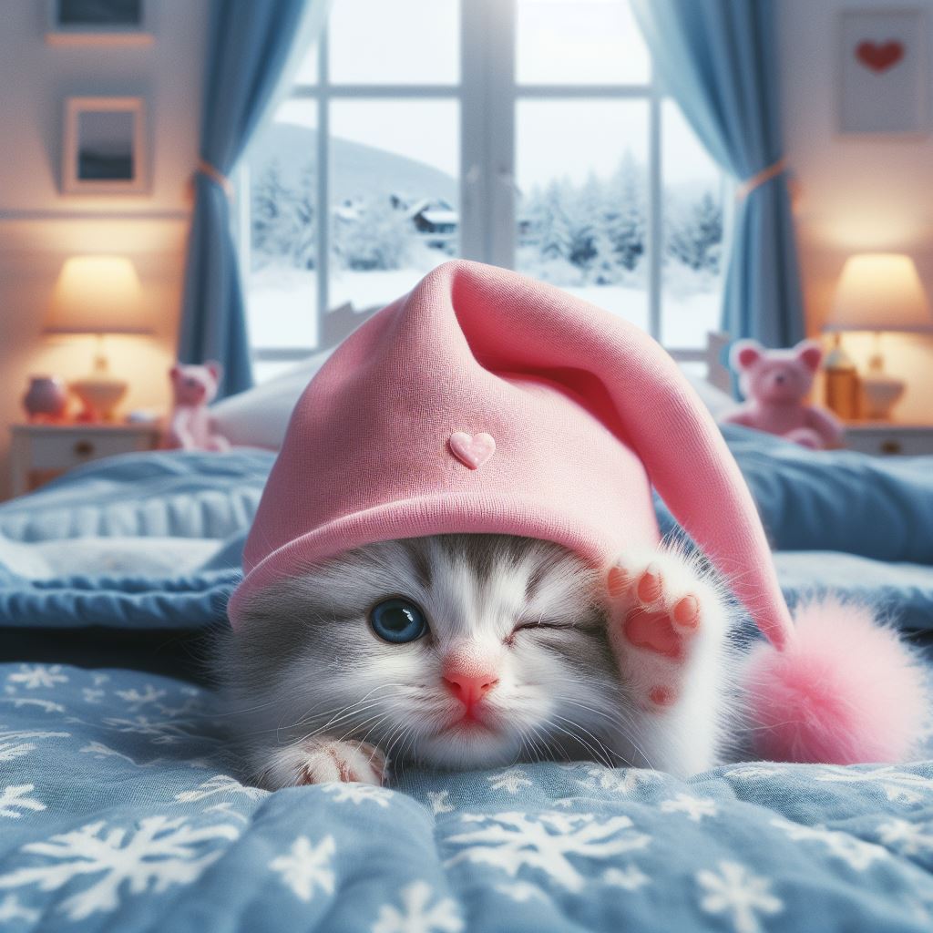 NickCaptain6's tweet photo. Did you sleep in like these cute kittens today?🐱
#sleepin #stablediffusion #AIGC https://t.co/MxJI0ivSmq