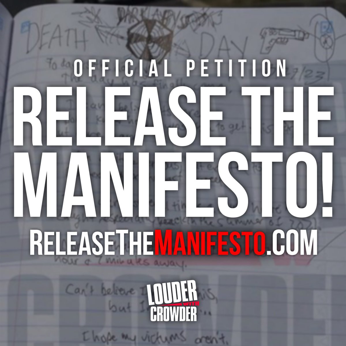 🚨 ATTENTION 🚨

We are at the home stretch until 2024 and we need your help!

We are still collecting signatures to demand a release of the FULL #NashvilleManifesto

DEMAND TRANSPARENCY!

Sign now:
ReleaseTheManifesto.com