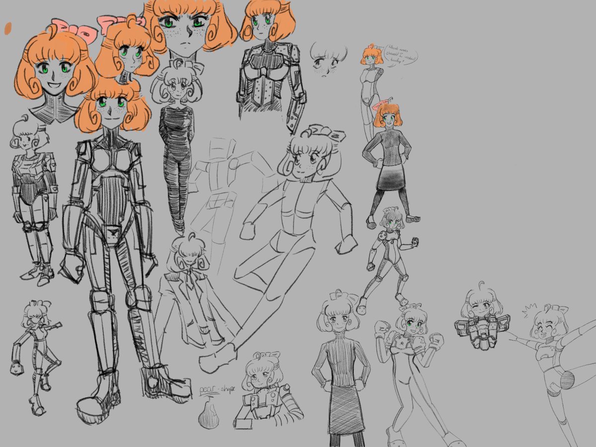 donutdodongo's tweet photo. Penny sketching #RWBY https://t.co/l08gneDry7