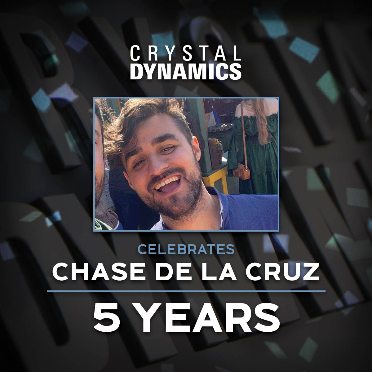 🥳 Designer III Chase De La Cruz celebrates 5 YEARS at Crystal Dynamics today! 🎮 Like many of us, Chase's current gaming obsession is Baldur's Gate 3, in which he's currently on his third campaign! 🤯 #gamedev #gamedevelopment #gamedeveloper