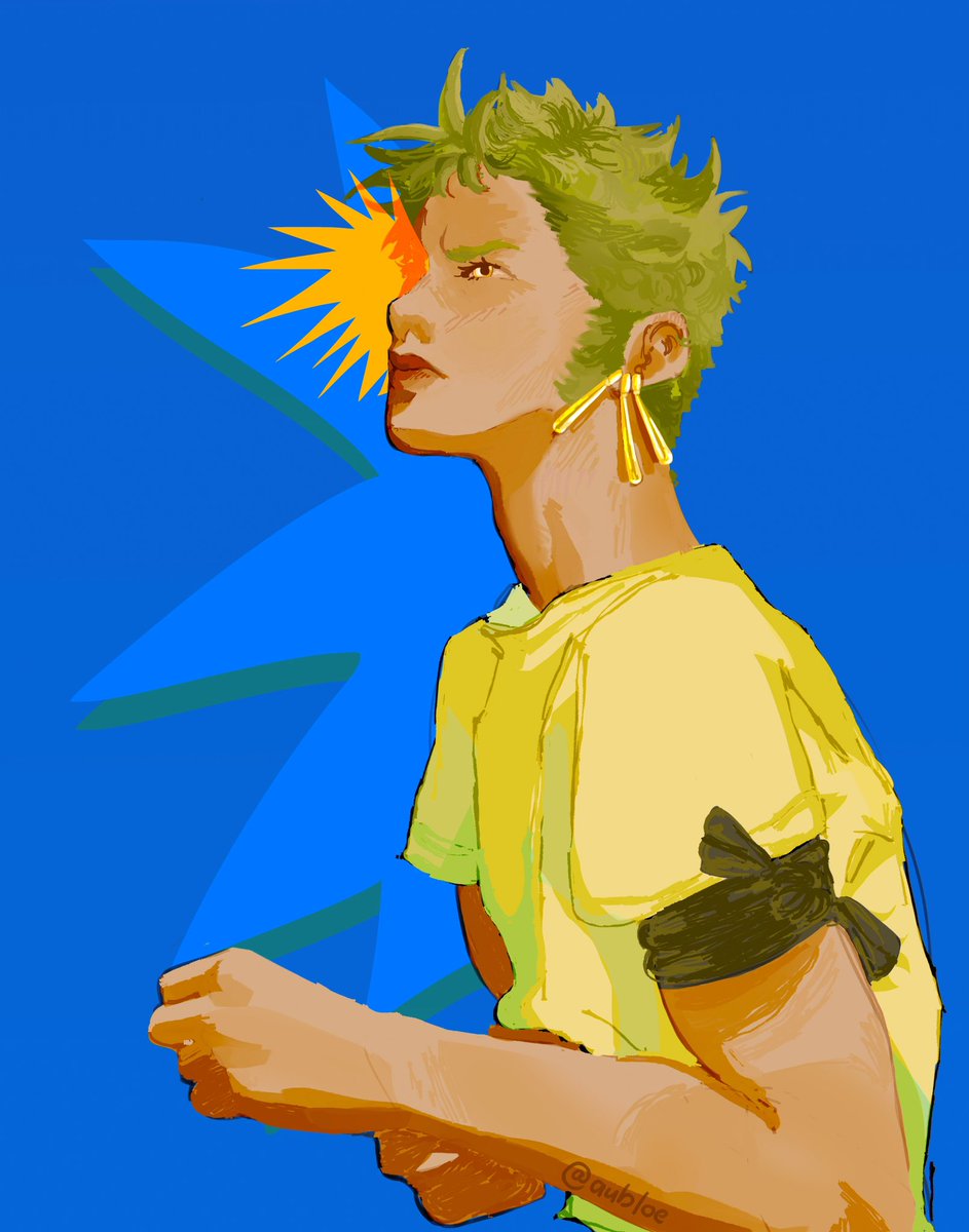 aubloe's tweet image. mosshead #ONEPIECE #Onepiecefanart #fanart #zoro #anime