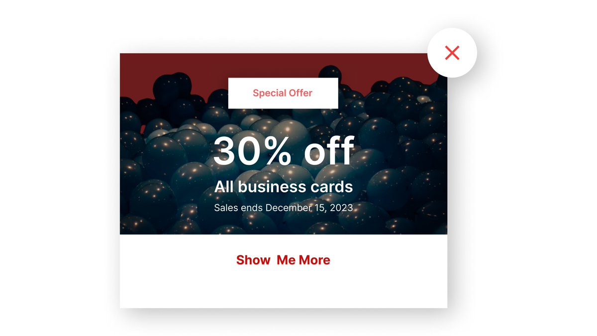 Day 35/100 of the #UI challenge: Special offer.