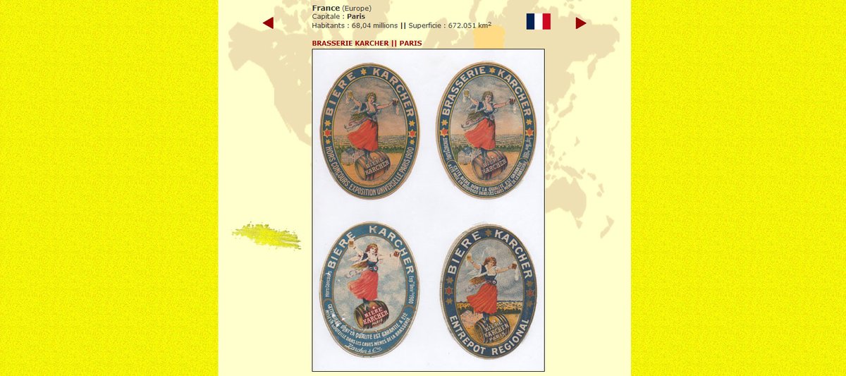 Page de la collection : anciennes étiquettes de la brasserie Karcher à Paris beuhbababeercollection.com/bierpage/monde…

#bbC #bière #étiquettes #collection #brasserie #france #paris #femme