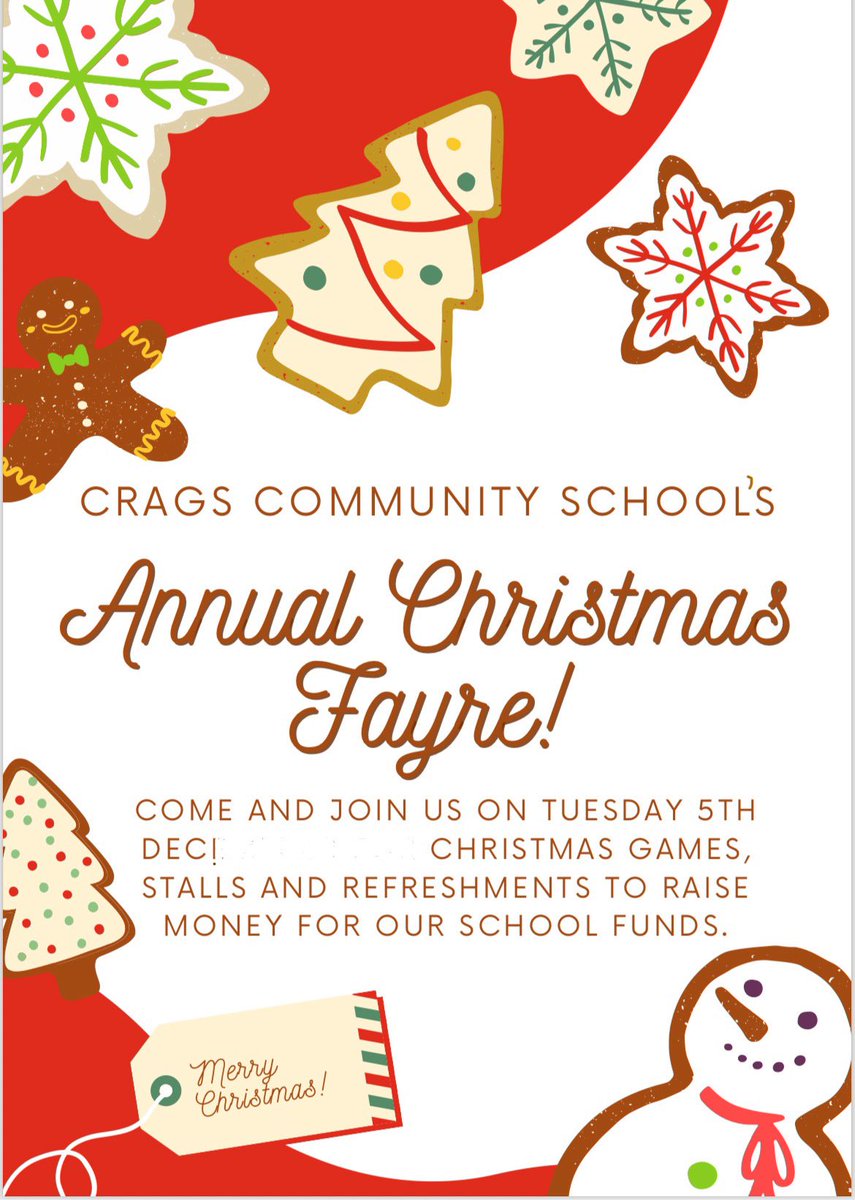 CragsSchool's tweet photo. Please come and join in the fun after school at 3.15pm! https://t.co/fnJf8rGaPE