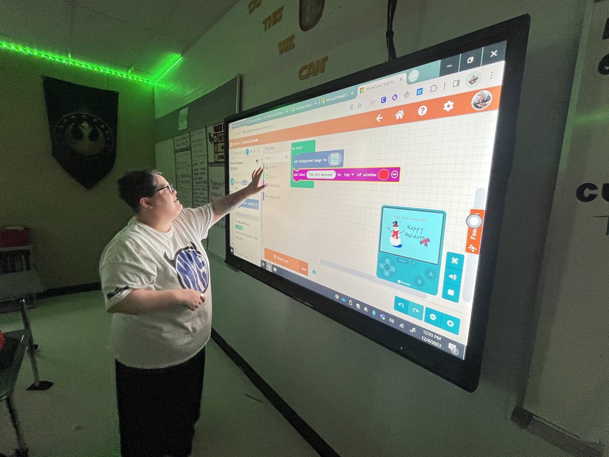 NMS participated in the Hour of Code today! Students had the opportunity to practice coding online carnival games!! ⁦<a href="/BerkCoSchoolsWV/">Berkeley Co. Schools</a>⁩
#edtech #hourofcode ⁦@EmAre459⁩ ⁦<a href="/Mr_Oldfield/">Derek Oldfield</a>⁩