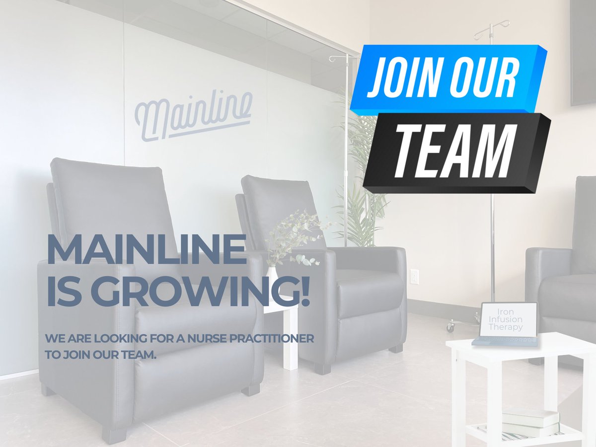 mainlinewell's tweet photo. Are you a #nursepractitioner looking for a great job in #vancouver? Mainline Wellness is looking for a Nurse Practitioner (NP) to join its experienced team of NPs and to contribute to an excellent working culture.
#competativesalary #yvrjobs 
https://t.co/REM11qRo3t https://t.co/CoH6fNoI8t