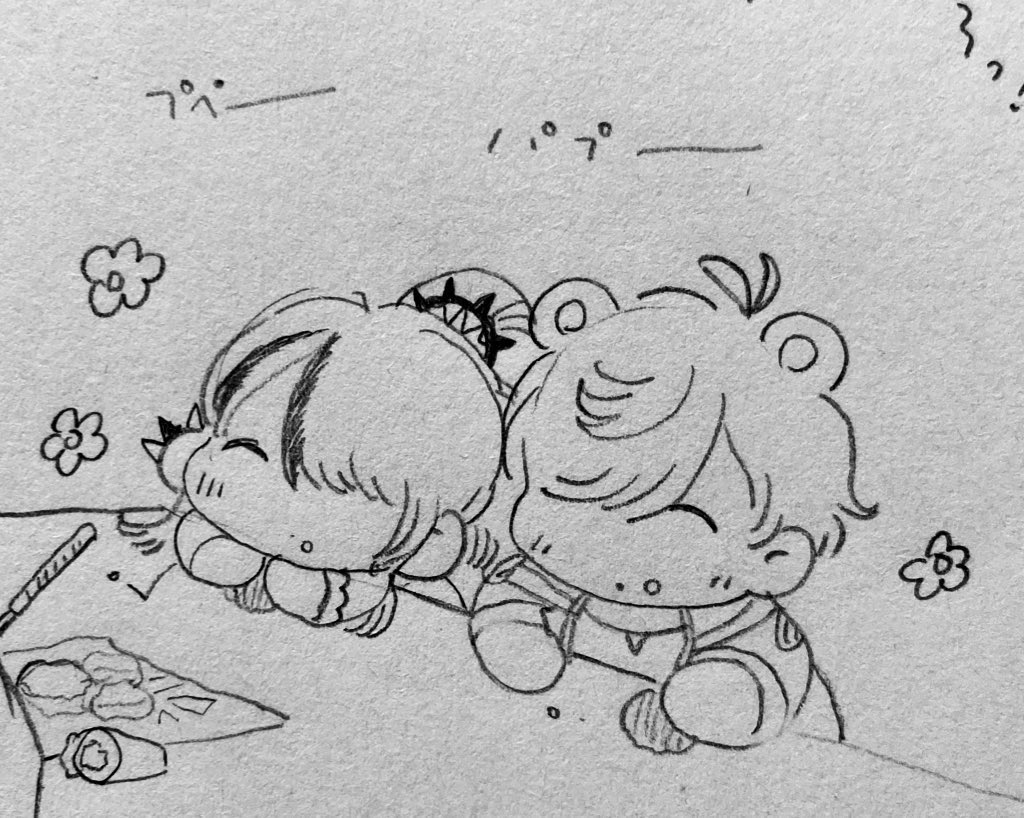 🌈工デほおばりセット  最後1枚二次創作捏造落書き 