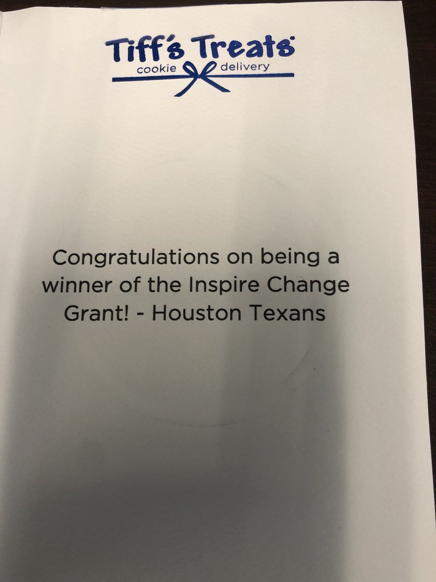 FamilytoFamily's tweet photo. Thanks @HoustonTexans for an #InspireChange grant! https://t.co/yX9m63GXhC