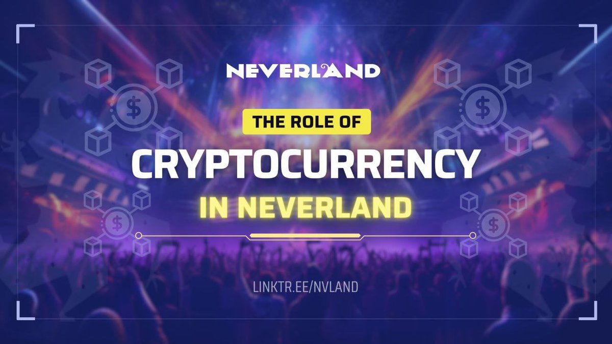 nvland_io's tweet photo. Embark on a journey through #Neverland's digital cosmos as we explore the diverse #cryptocurrencies that shape its vibrant ecosystem, each contributing distinct functionalities to redefine the #metaverse experience. ⚡️   

Read more here: https://t.co/v51LXiuEYt https://t.co/Ox1BjdzYk0