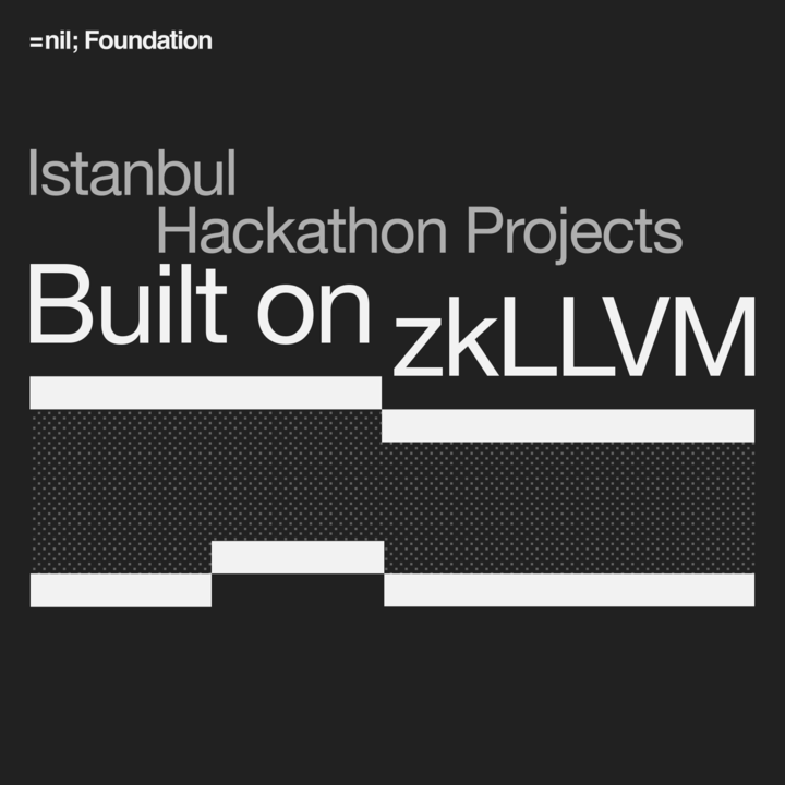 nil_foundation's tweet photo. 1/
During #DevconnectIST, we saw multiple teams leveraging =nil; zkLLVM across zkHack and ETHGlobal.
Read on to learn more about the projects submitted and bounties earned! https://t.co/Vr3CC1mPgo