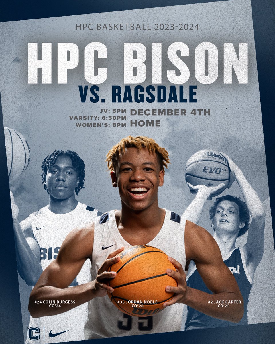 hpcentralmbb's tweet photo. ITS GAMEDAY!!
🏀: HPC vs Ragsdale
📍: High Point Central
⏰: 6:30pm
🎟️: $8 cash only https://t.co/mUfaQ43wTx