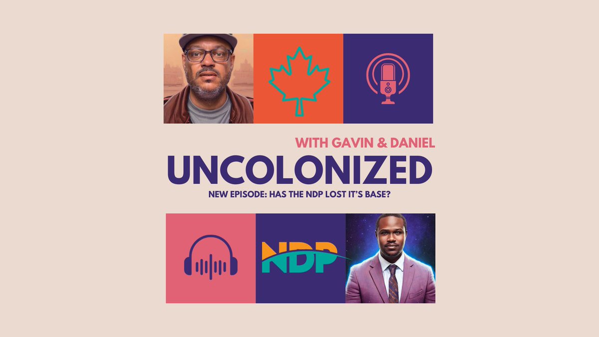 Uncolonized Podcast (@uncolonizedpod) on Twitter photo We’re back with season 14. After <a href="/SarahJama_/">Sarah Jama</a> expulsion from the <a href="/OntarioNDP/">Ontario NDP</a> <a href="/NDP/">NDP</a>, <a href="/GavinbStephens/">Gavin Stephens</a> & @TheYungGuard wonder who is left for the left?
pod.link/uncolonized
#PodernFamily #podcastsincolor #NDP #Palestine #Cndpoli We’re back with season 14. After <a href="/SarahJama_/">Sarah Jama</a> expulsion from the <a href="/OntarioNDP/">Ontario NDP</a> <a href="/NDP/">NDP</a>, <a href="/GavinbStephens/">Gavin Stephens</a> & @TheYungGuard wonder who is left for the left?
pod.link/uncolonized
#PodernFamily #podcastsincolor #NDP #Palestine #Cndpoli