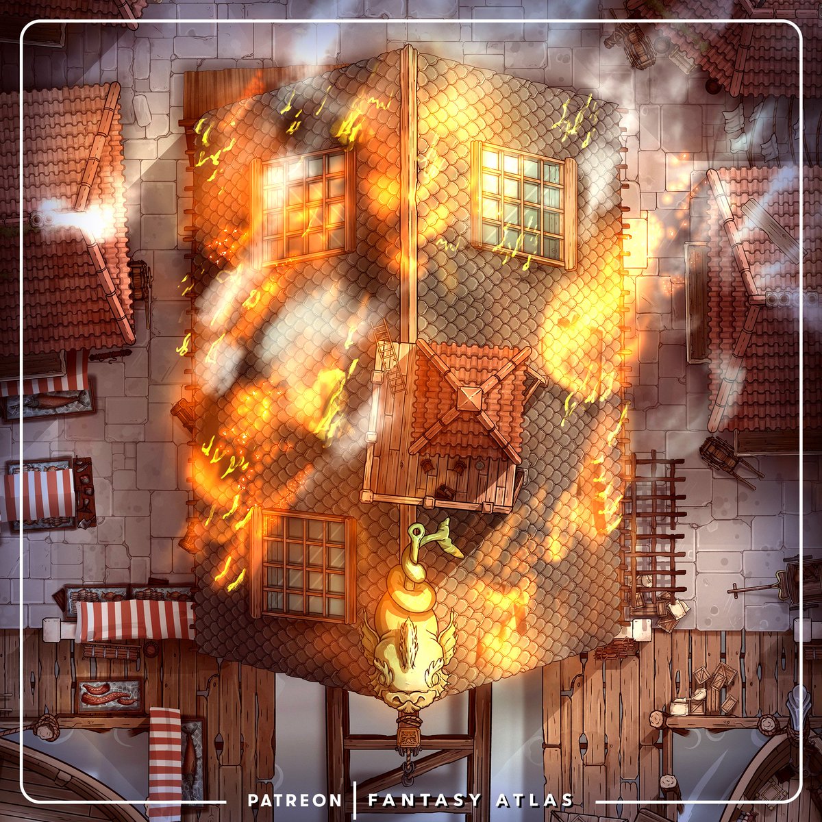 "You did extinguish the candle when you left dock warehouse today didn't you?..."