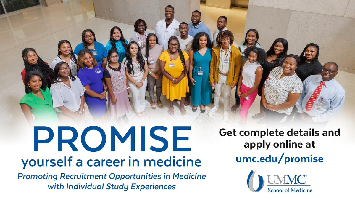 The application for our PROMISE program is now available. The program aims to introduce, expose, encourage, and provide guidance to disadvantaged students through proper preparation and the processes required for applying and attending medical school.