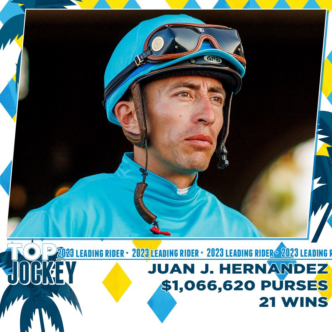 Back to back. 🔁 Juan defends his summer title & lands on top of the jockey standings at Del Mar once again. 🏆