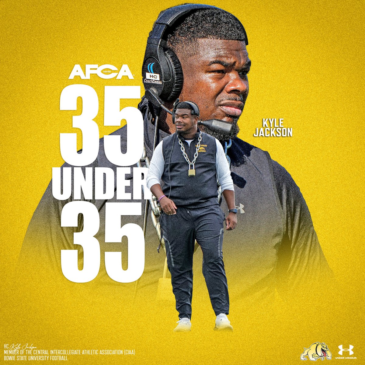 Congratulations to our head football coach <a href="/CoachKJack/">Kyle Jackson</a> 

AFCA 35 under 35 📈

🔗| shorturl.at/ahO79

#BiteDown #BulldogNation