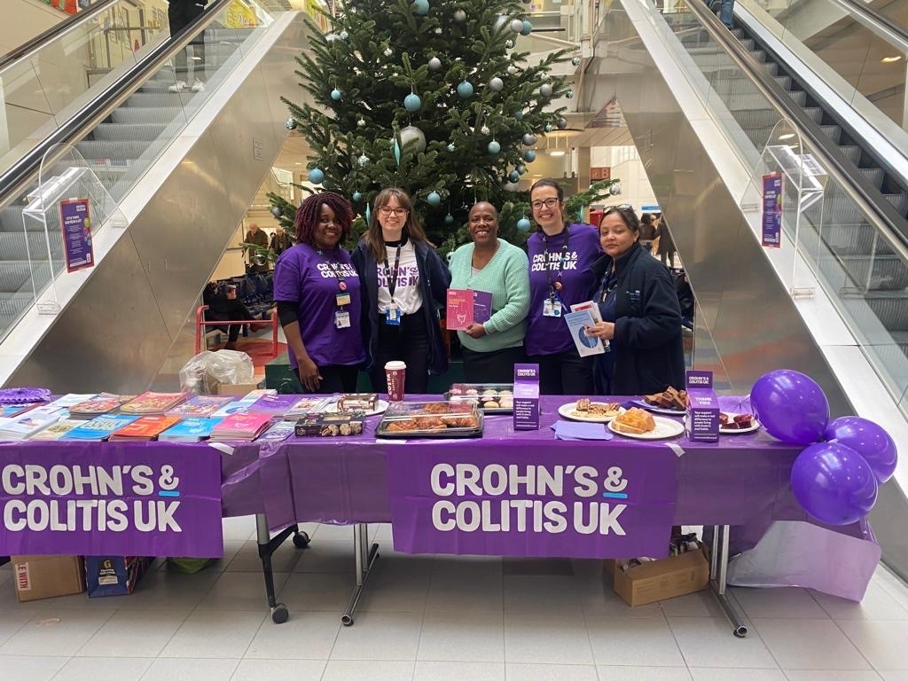 #CrohnsAndColitisAwarenessWeek is running until 7 December, and our Inflammatory Bowel Disease (IBD) team has been raising awareness to staff and patients in the atrium. #ChelWestProud