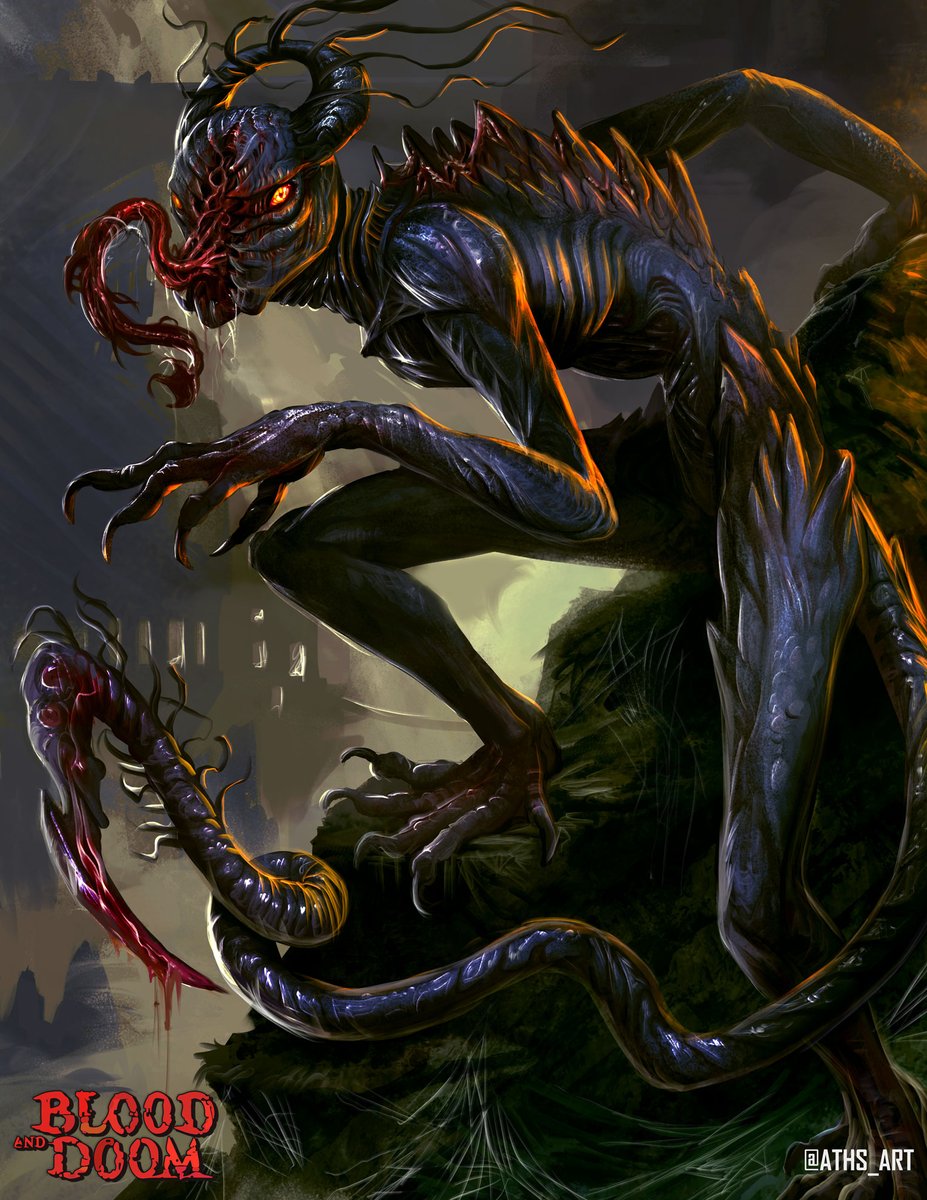 Aths_Art's tweet image. Wall Crawler
Artwork for Blood and Doom a TTRPG from @dicetalegames
Check them out here: dicetalegames.com
#creaturedesign #illustration #fantasy