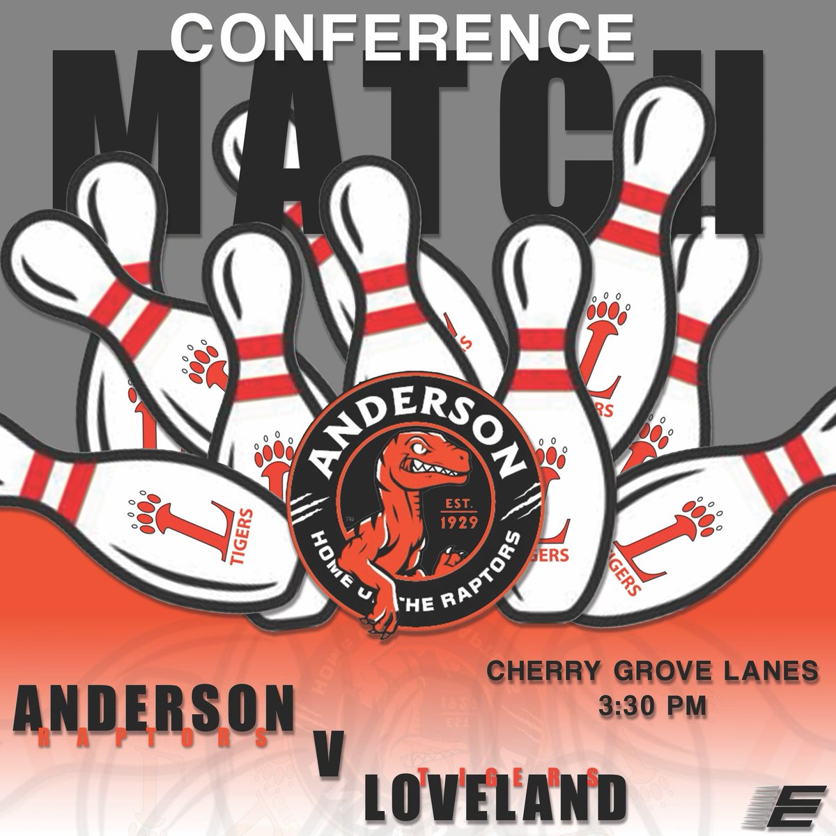 Have time to spare? Anderson will face Loveland this afternoon in our first conference match of the season. This will also be our last home match at Cherry Grove Lanes before the winter break